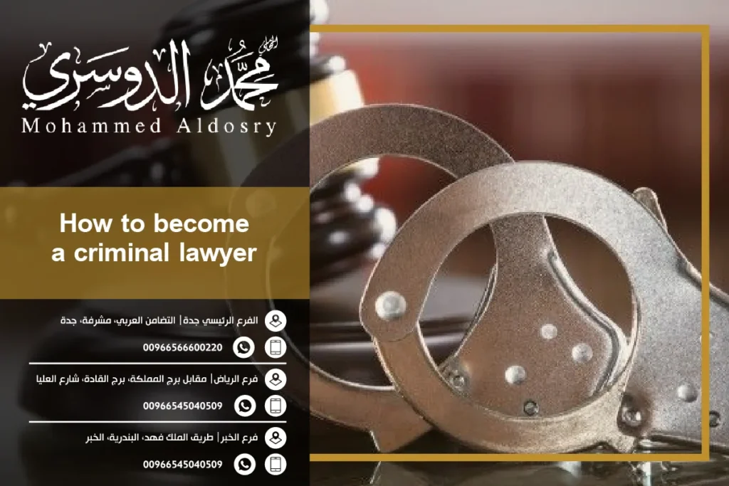 how to become a criminal lawyer