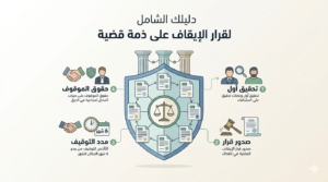 إجراءات قرار إيقاف على ذمة قضية وحقوق الموقوف في السعودية